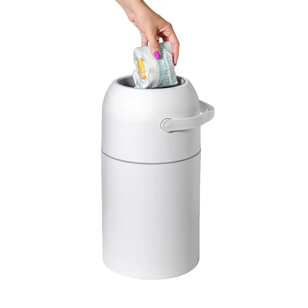 Lixeira 3 em 1 anti odor Branca - Miniatura 2
