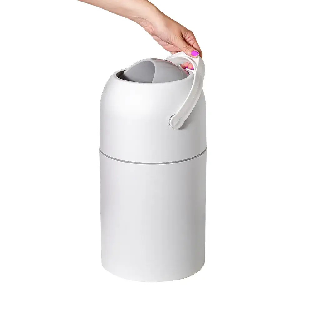 Lixeira 3 em 1 anti odor Branca - Miniatura 5