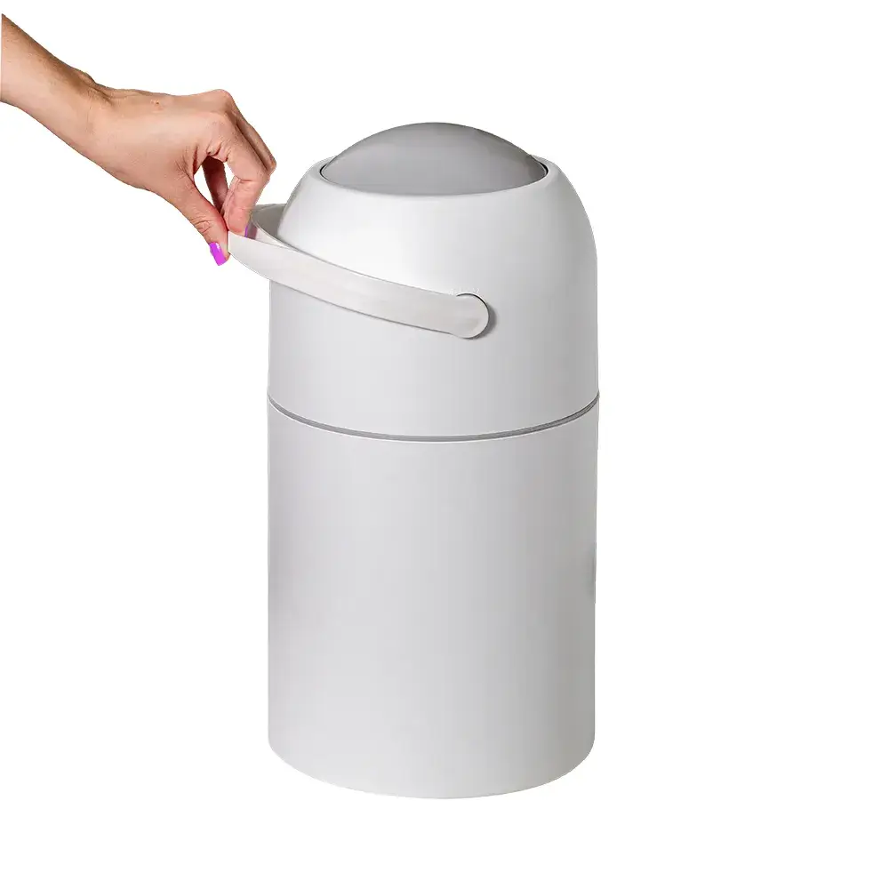 Lixeira 3 em 1 anti odor Branca - Miniatura 6