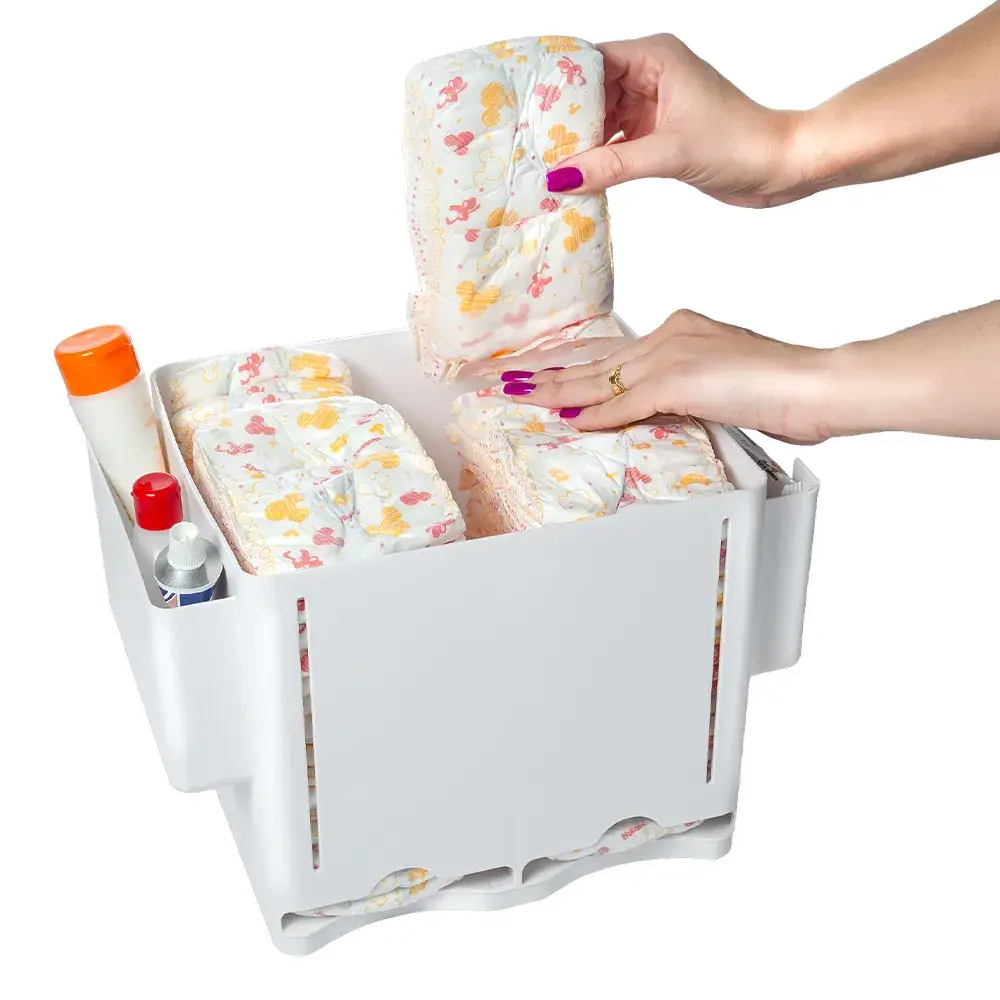 Organizador de Fraldas Cinza - Miniatura 3
