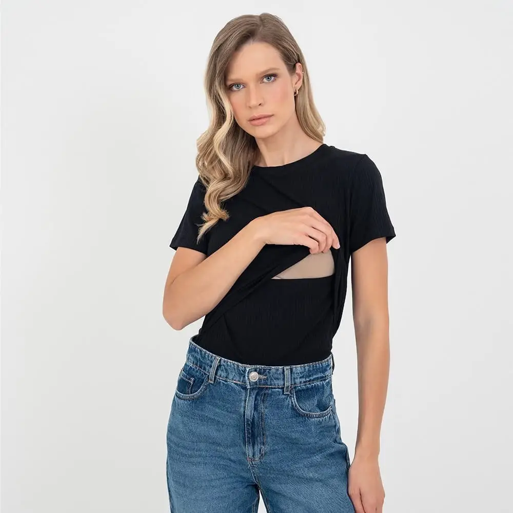 Trio T-shirt Essencial Amamentação - Miniatura 2