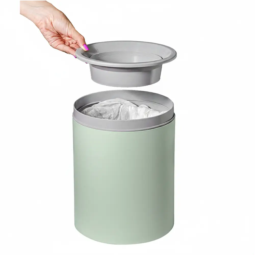 Lixeira 3 em 1 anti odor Pistache - Miniatura 3