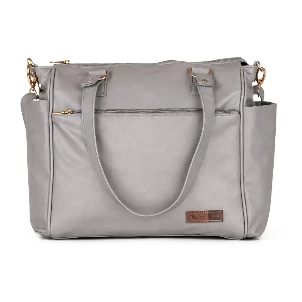 Bolsa Mochila Maternidade 2 em 1 Corah Cinza