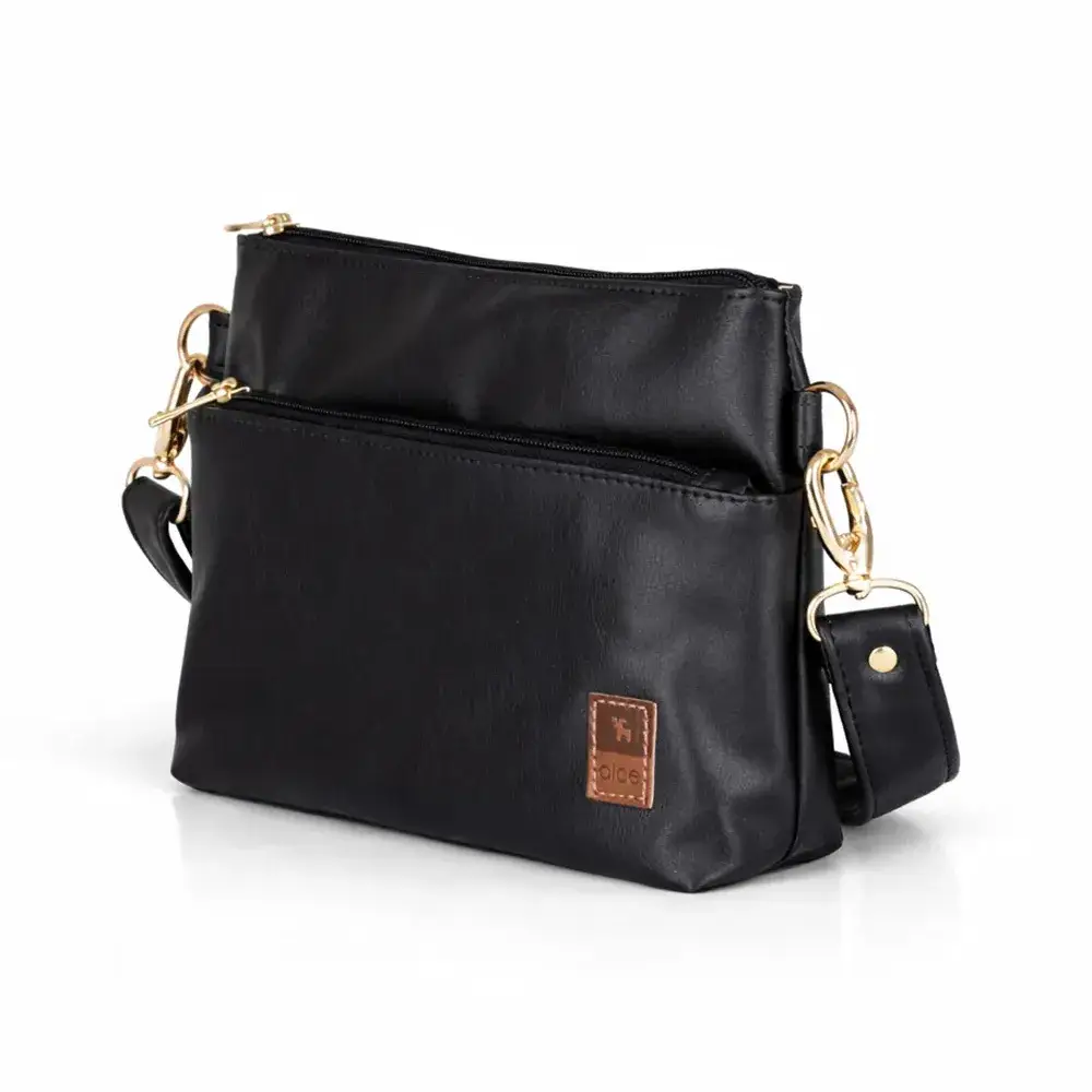 Bolsa Transversal Corah Preta - Miniatura 2