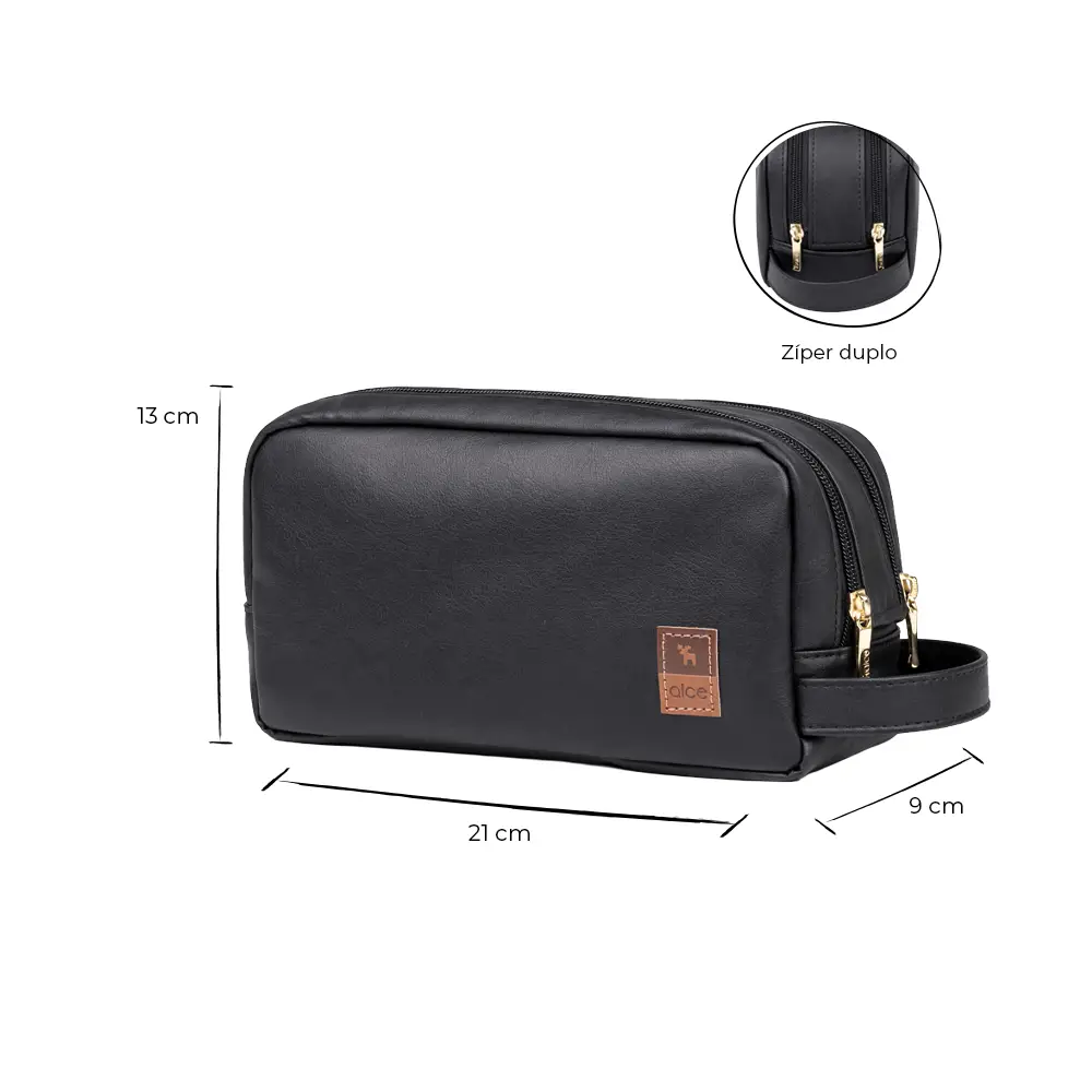 Necessaire Corah Preta - Miniatura 5