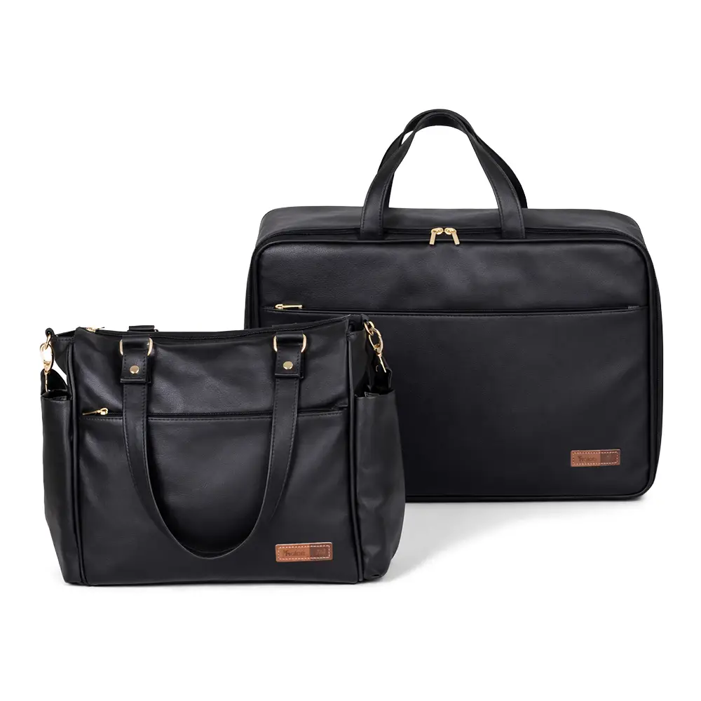Kit Maternidade Bolsa e Mala Corah Preto - Miniatura 1