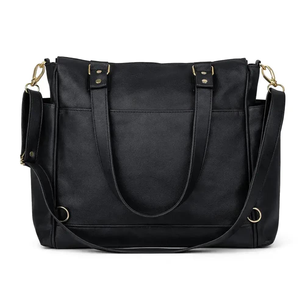 Bolsa Mochila Maternidade 2 em 1 Corah Preta - Miniatura 5