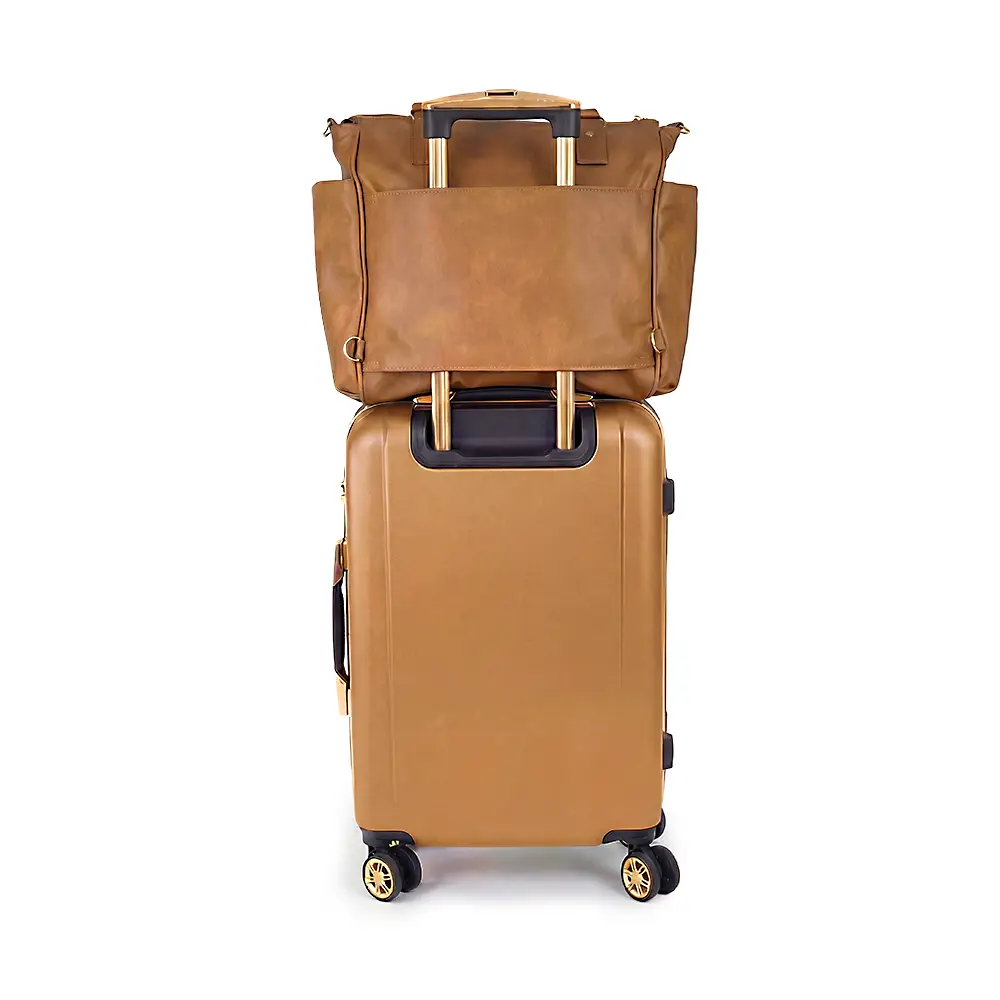 Kit Maternidade Bolsa e Mala Corah Caramelo - Miniatura 8