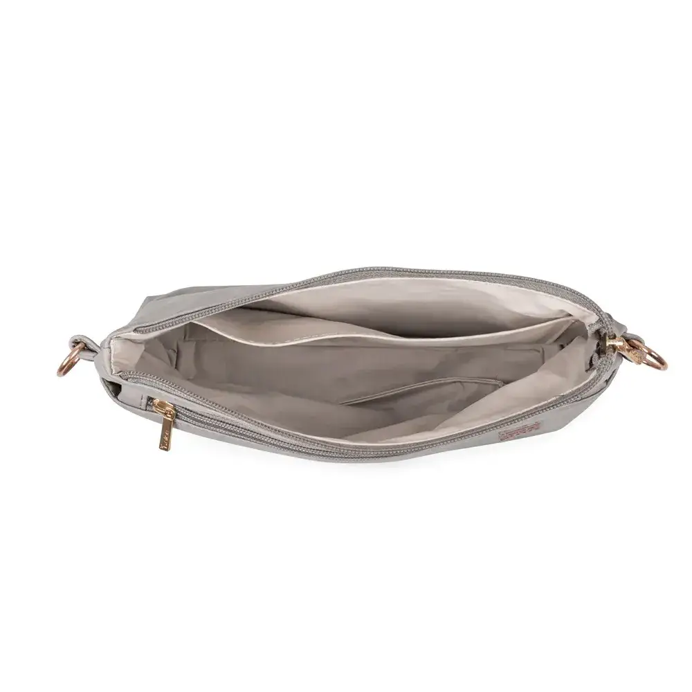 Bolsa Transversal Corah Cinza - Miniatura 4