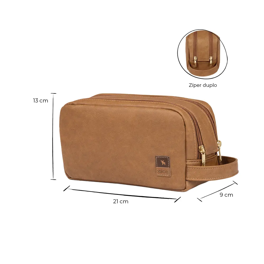 Necessaire Corah Caramelo - Miniatura 5