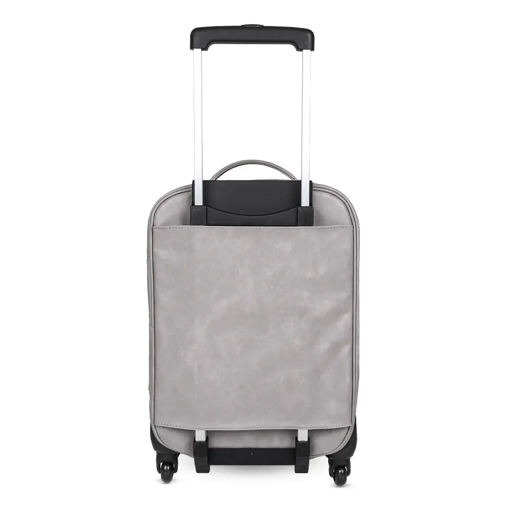 Kit Bolsa e Mala de Rodinhas Corah Cinza - Miniatura 5