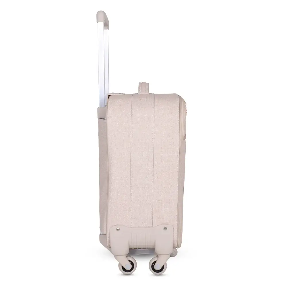Kit Mochila e Mala de Rodinhas Lebaby Nude - Miniatura 3