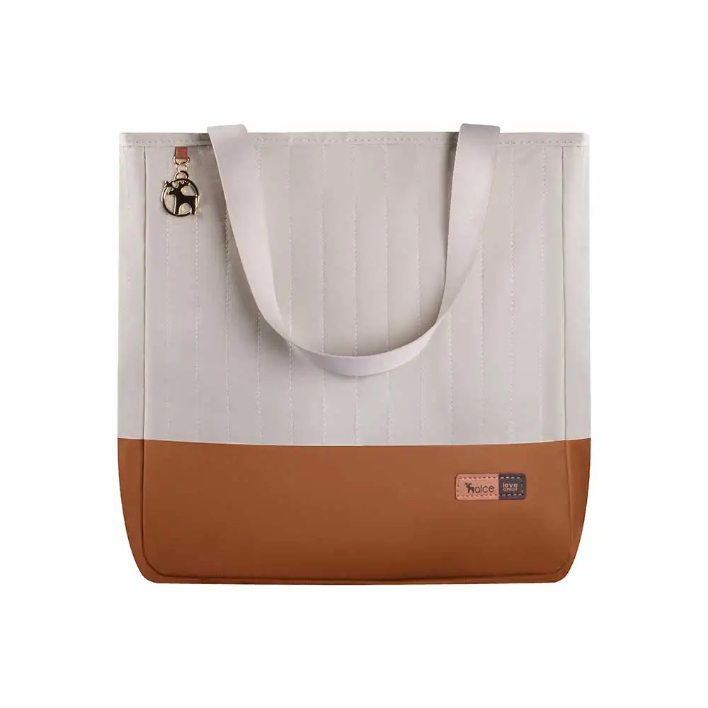 Bolsa Maternidade Coleção Cores - Creme e Caramelo - Foto 1