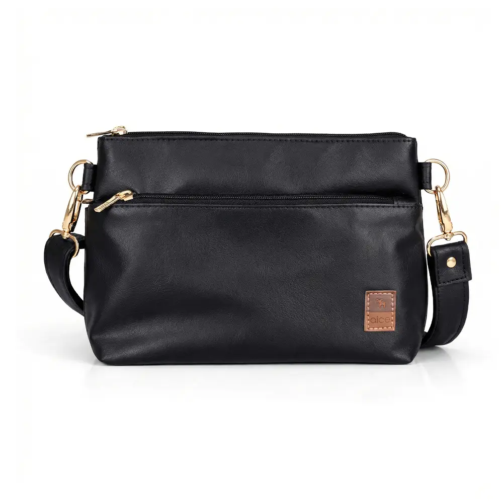 Bolsa Transversal Corah Preta - Foto 1