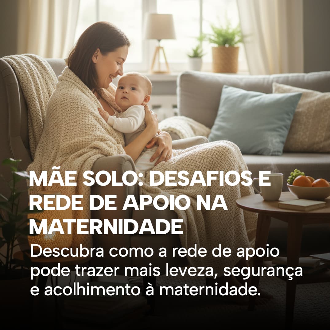 Mãe solo: desafios e a importância da rede de apoio