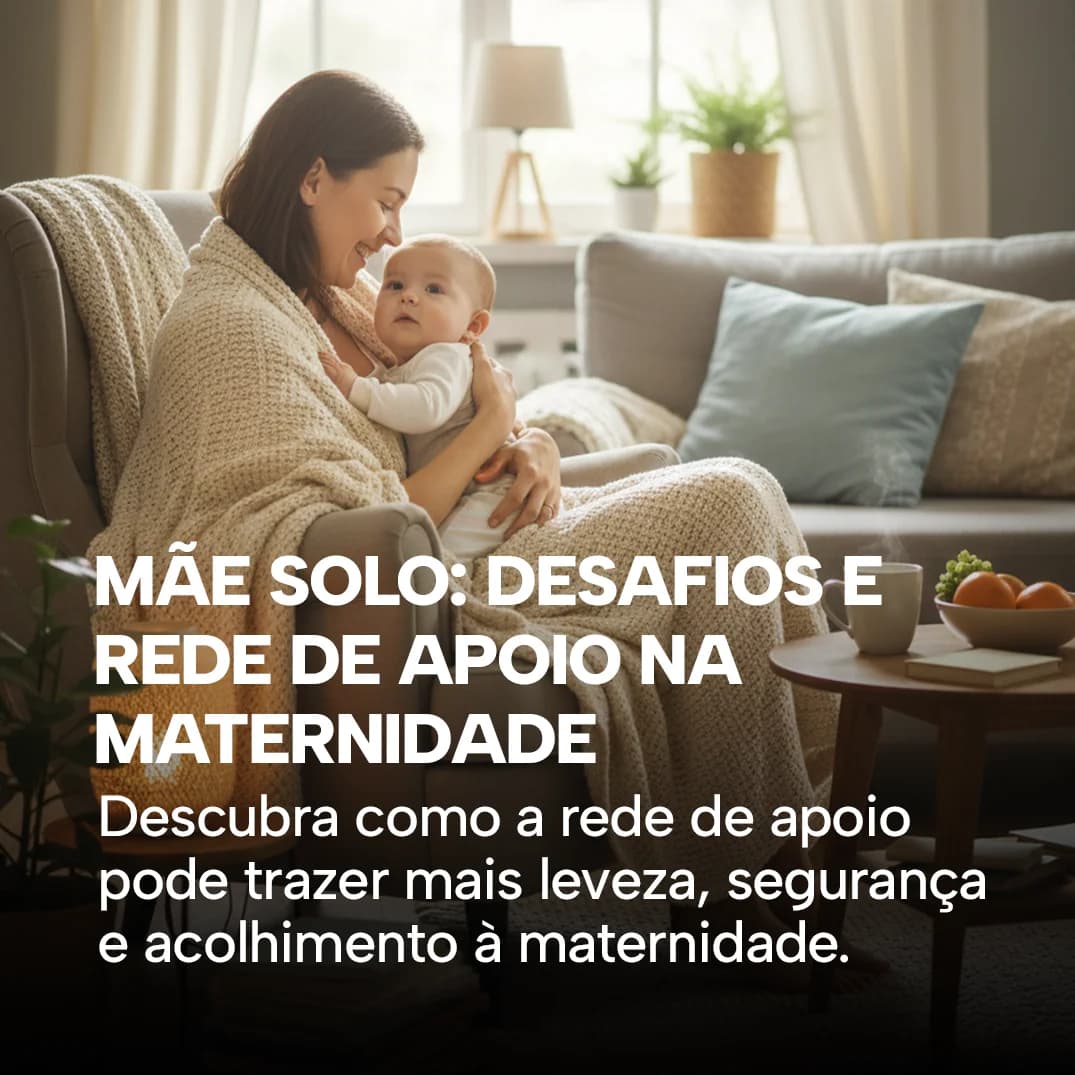 Mãe solo: desafios e a importância da rede de apoio