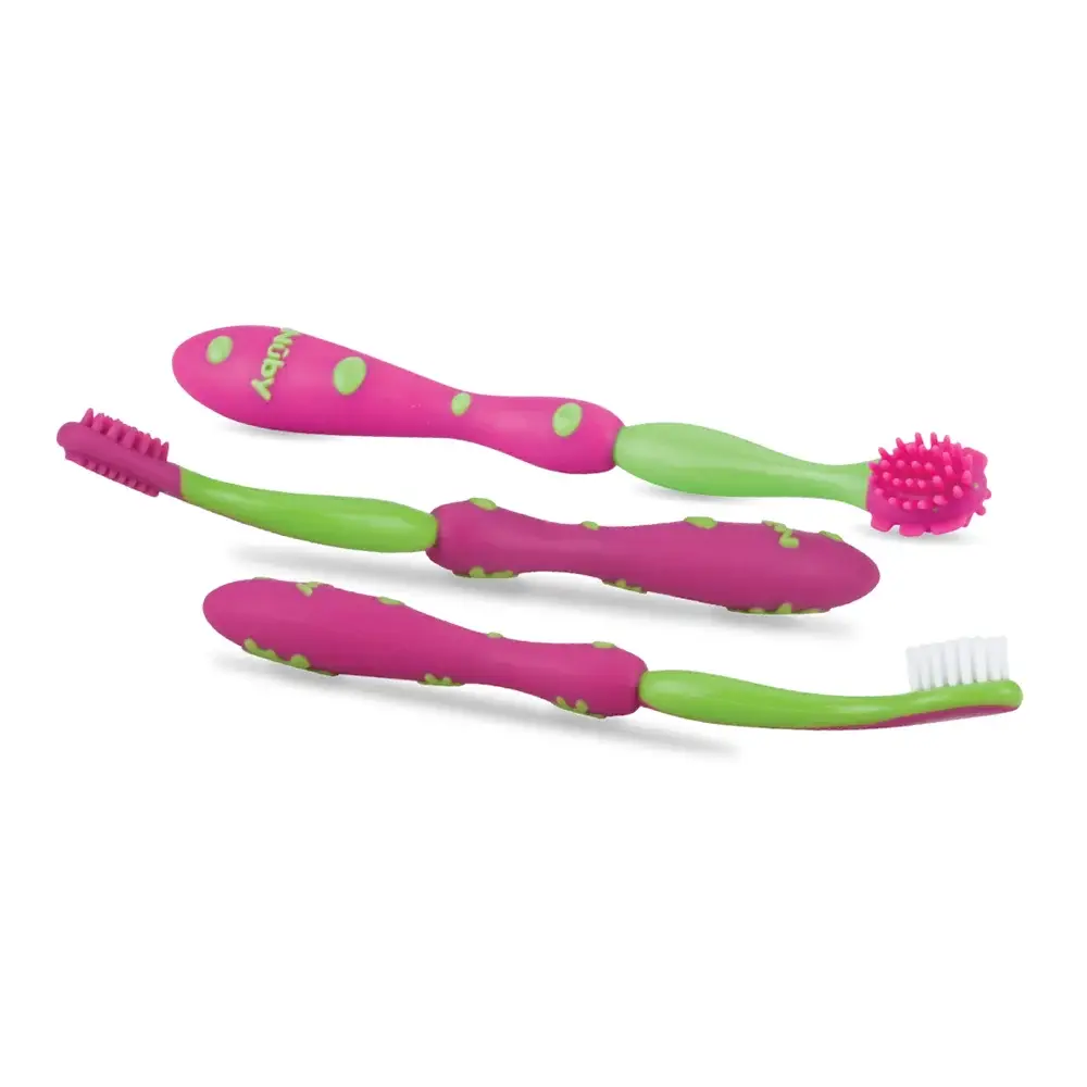 Kit de Cuidado Oral 3 Estágios - Rosa