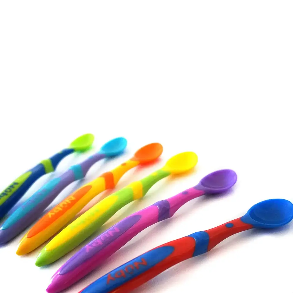 Kit 6 Colheres Coloridas para Papinha