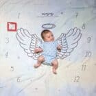 Cenário Mesversário Anjinho (lençol)