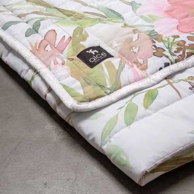 tapete mesversário acompanhamento mensal dupla face branco tema floral use alce