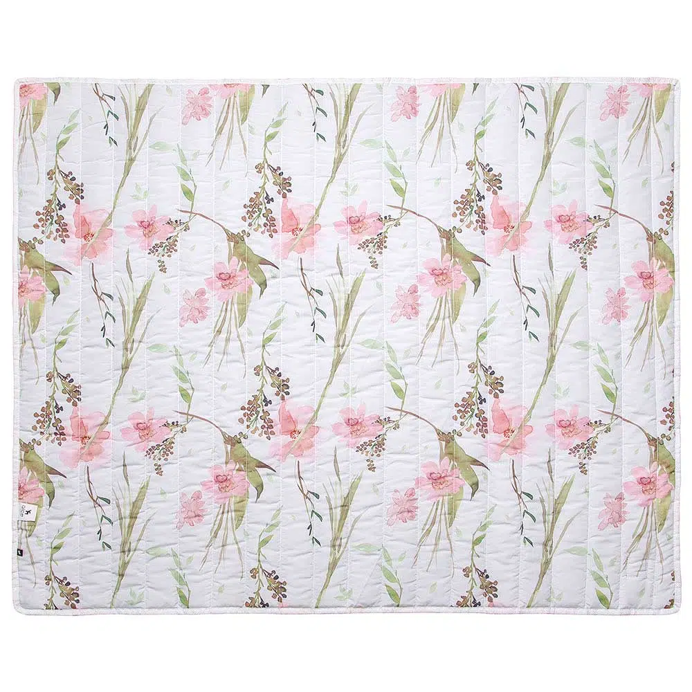 tapete mesversário acompanhamento mensal dupla face branco tema floral use alce