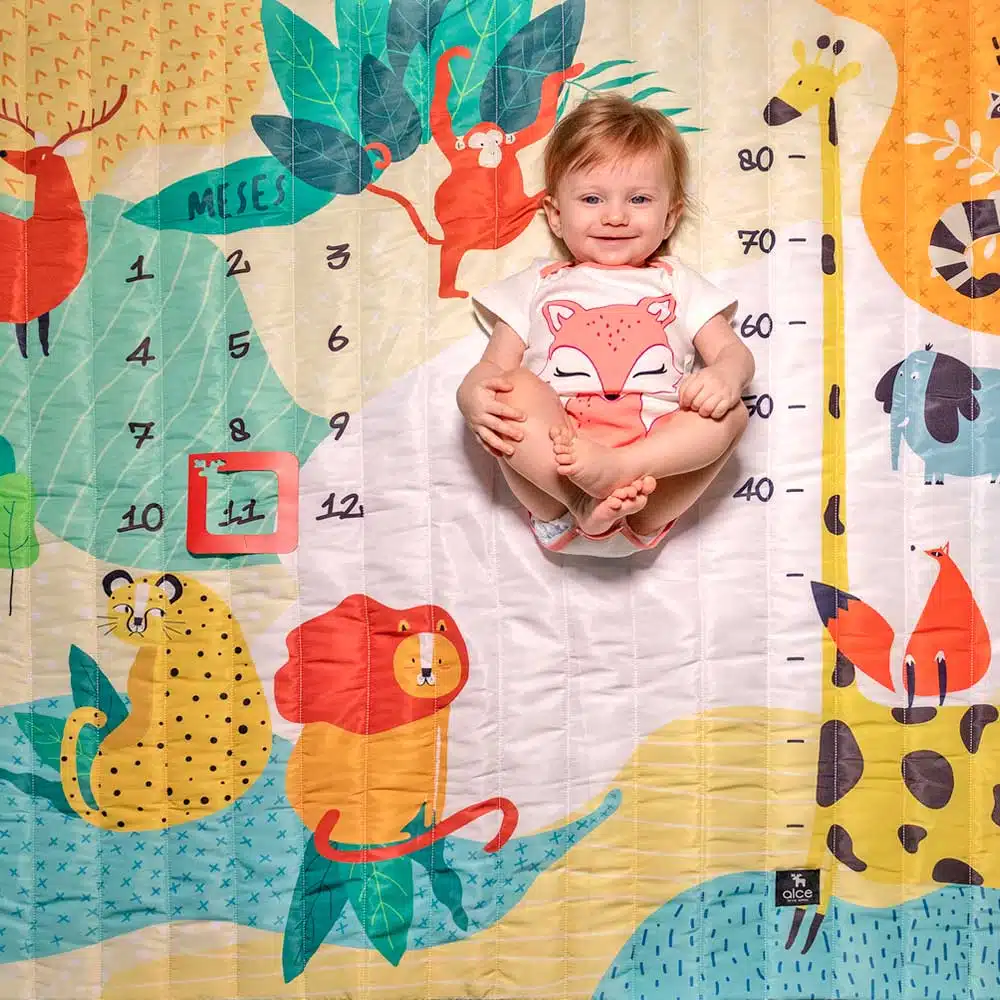 Tapete Safari Alce para decoração infantil