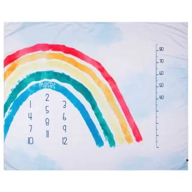 Cenário Mesversário Arco Iris (lençol)