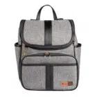 bolsa maternidade usealce lebaby preta frente