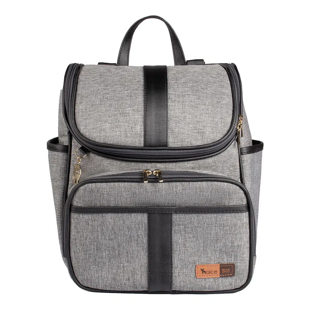 bolsa maternidade usealce lebaby preta frente