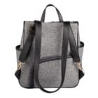 bolsa maternidade usealce lebaby preta costas
