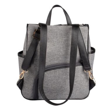 Bolsa Mochila Maternidade Multifuncional Lebaby 2 em 1 Cinza Mescla