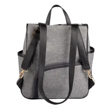 Bolsa Mochila Maternidade Multifuncional Lebaby 2 em 1 Cinza Mescla