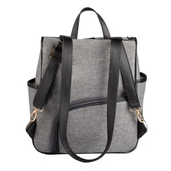 bolsa maternidade usealce lebaby preta costas