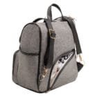 bolsa maternidade usealce lebaby preta bolso traseiro