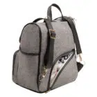 bolsa maternidade usealce lebaby preta bolso traseiro