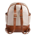mochila maternidade usealce londres pistache costas