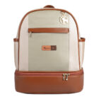 mochila maternidade londres pistache frente