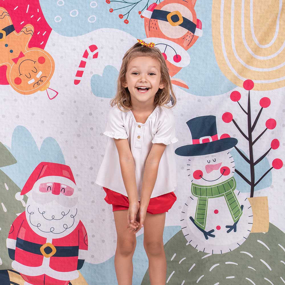 cenário mesversario usealce natal encantado