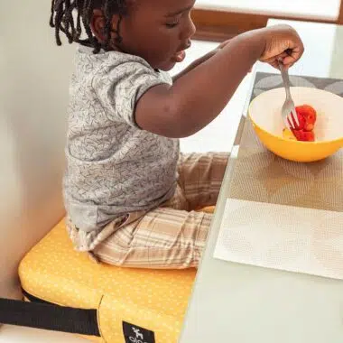Assento de alimentação elevação Quadrado Amarelow (avulso)