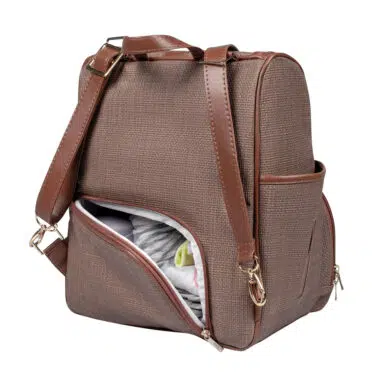 Bolsa Mochila Maternidade Multifuncional Lebaby 2 em 1 Cappuccino