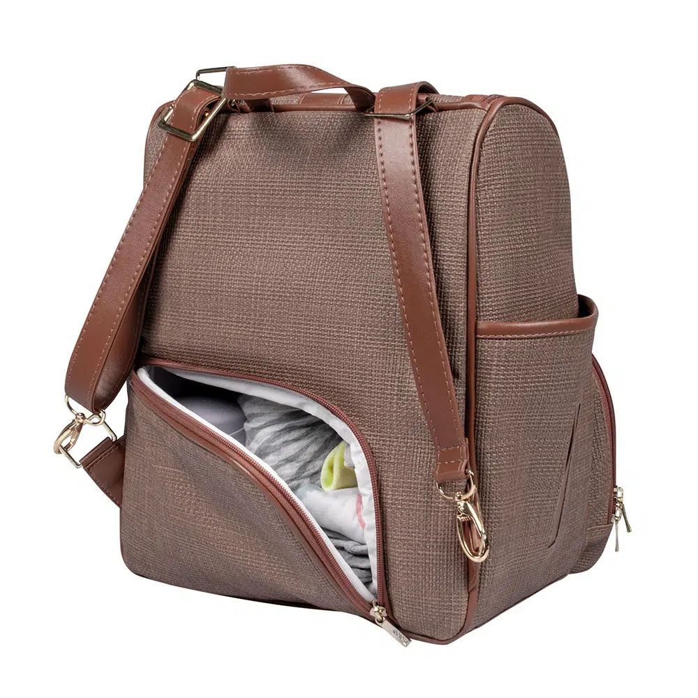 Bolsa Mochila Maternidade Multifuncional Lebaby 2 em 1 Cappuccino Bolsa Mochila Maternidade Multifuncional Lebaby 2 em 1 Cappuccino - Imagem 4