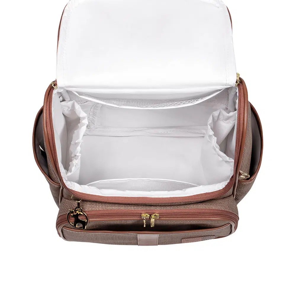 Bolsa Mochila Maternidade Multifuncional Lebaby 2 em 1 Cappuccino Bolsa Mochila Maternidade Multifuncional Lebaby 2 em 1 Cappuccino - Imagem 6