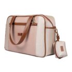Bolsa Maternidade Londres Rosê com Porta Chupeta