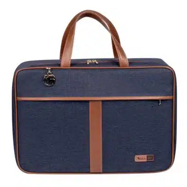 Kit Maternidade Mochila e Mala Jeans Lebaby