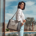 Kit Maternidade Bolsa Mala Mochila Londres Cinza