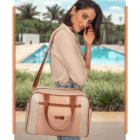 Kit Maternidade Bolsa Mala e Mochila Londres Rose