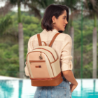 Kit Maternidade Bolsa Mala e Mochila Londres Rose