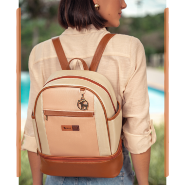 Kit Maternidade Bolsa Mala e Mochila Londres Rose
