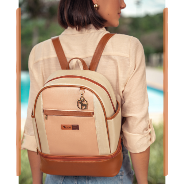 Kit Maternidade Bolsa Mala e Mochila Londres Rose - Imagem 16
