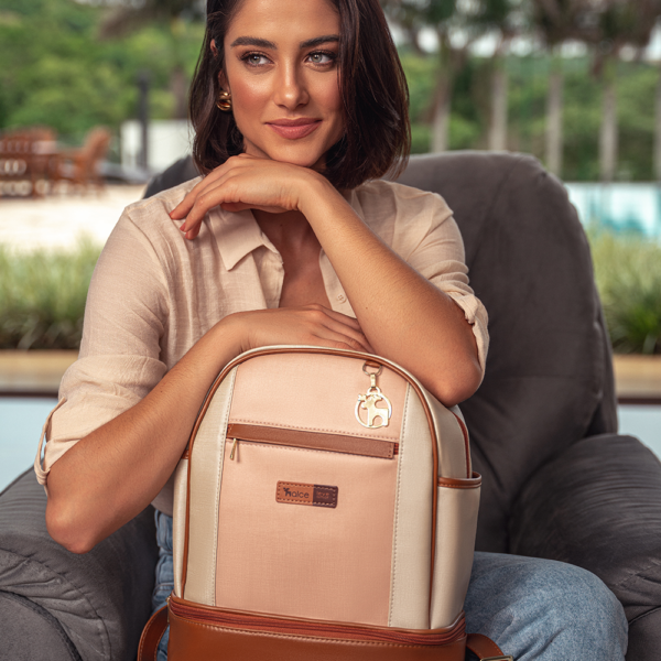 Mochila Maternidade Londres Rose - Imagem 11